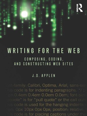 cover image of Writing for the Web